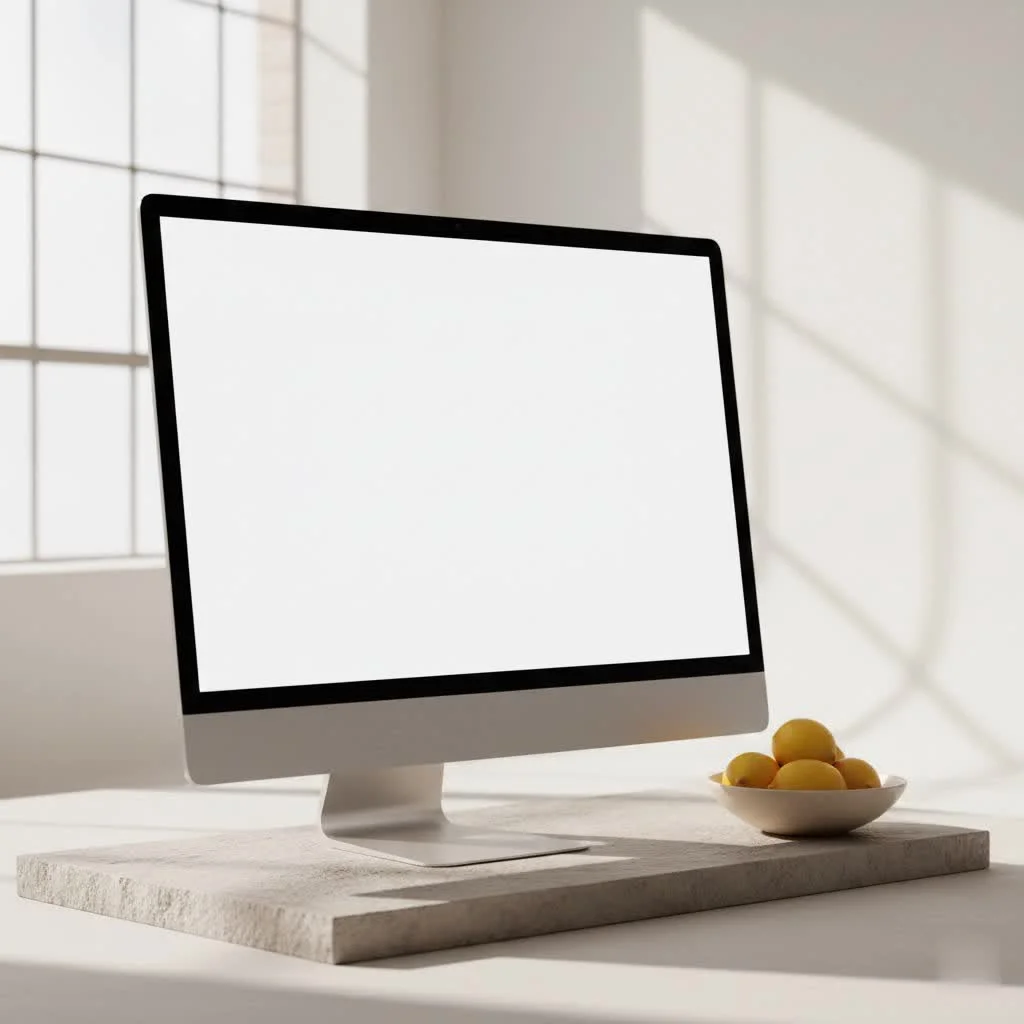 ViewSonic computer monitor displaying vibrant colors