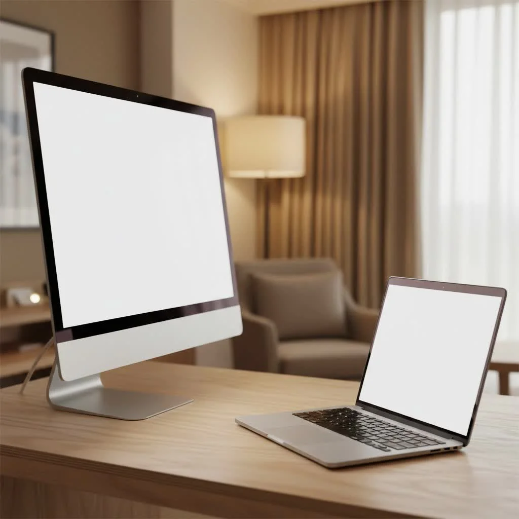 ASUS computer monitor displaying vibrant graphics